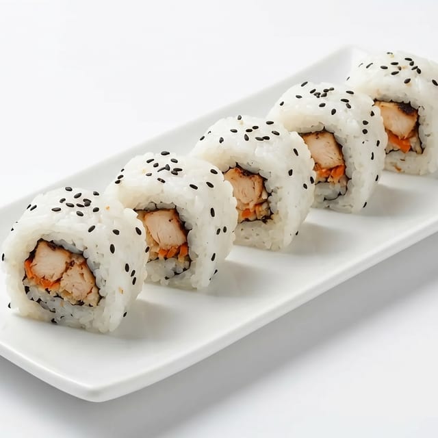 Baked Crab Hand Roll.
