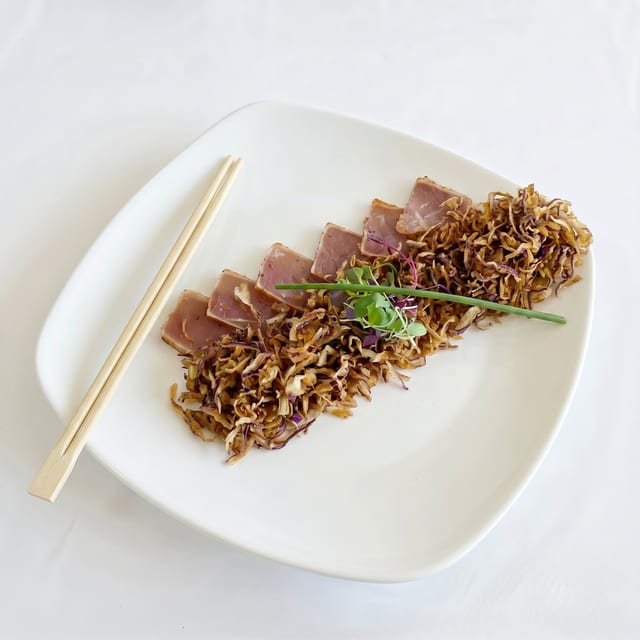 Spicy Albacore Sashimi.