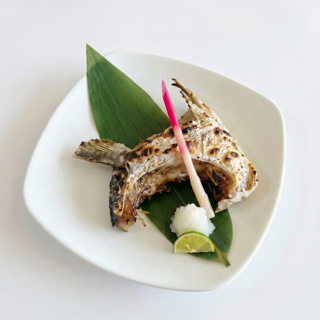 Grilled Yellowtail Collar.