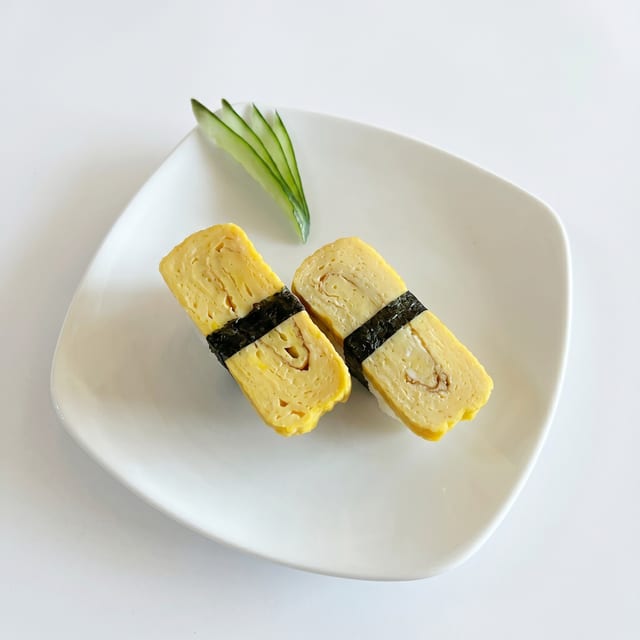 Egg Sushi.