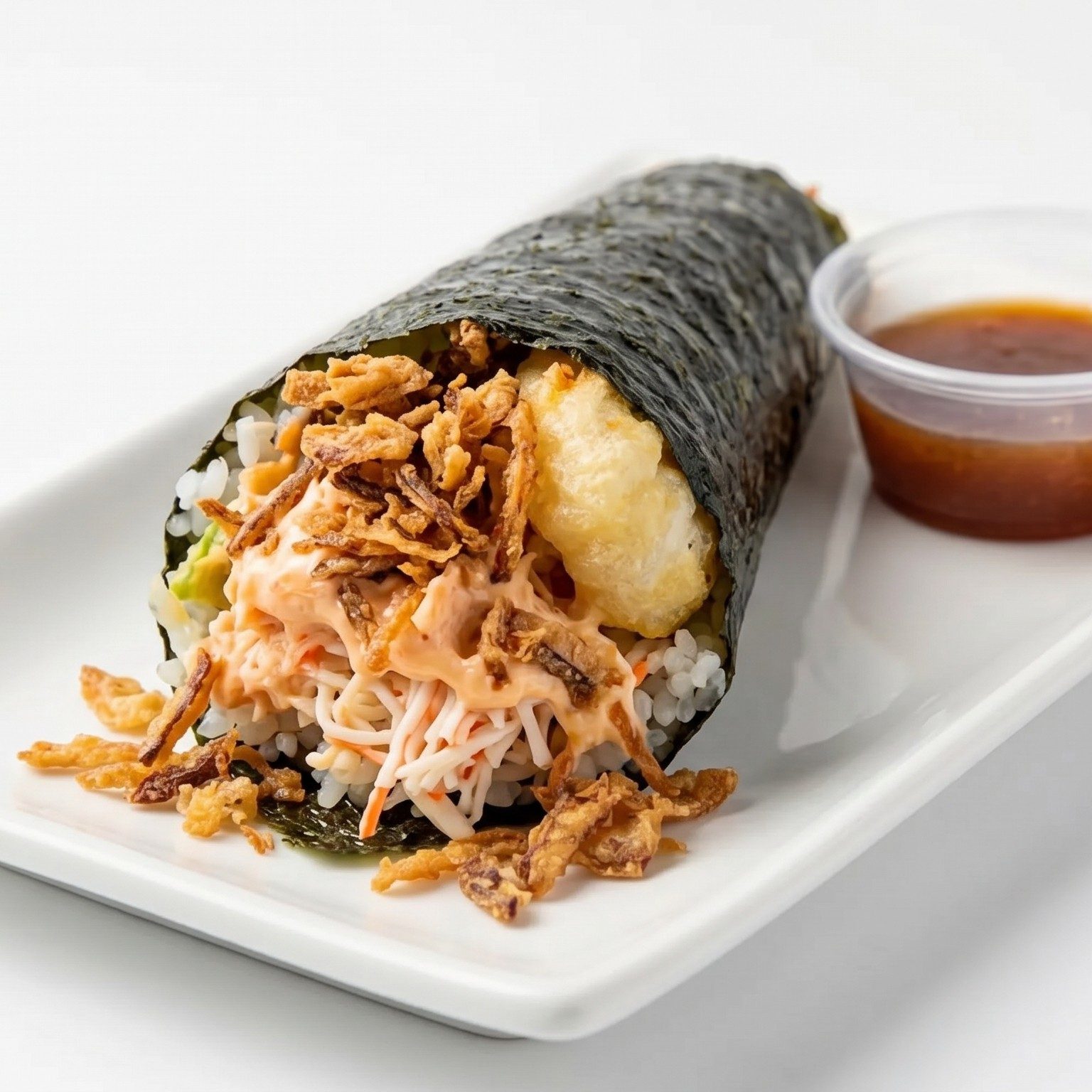 Spicy Albacore Hand Roll.