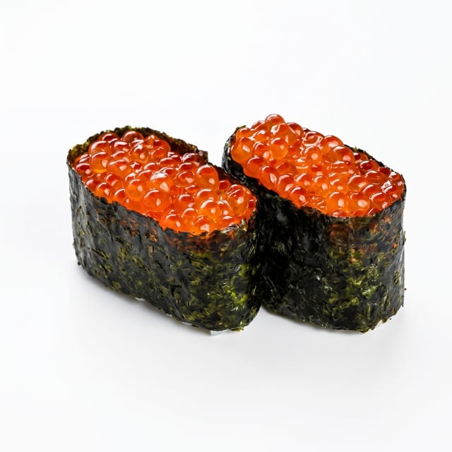 Salmon Egg Sushi.